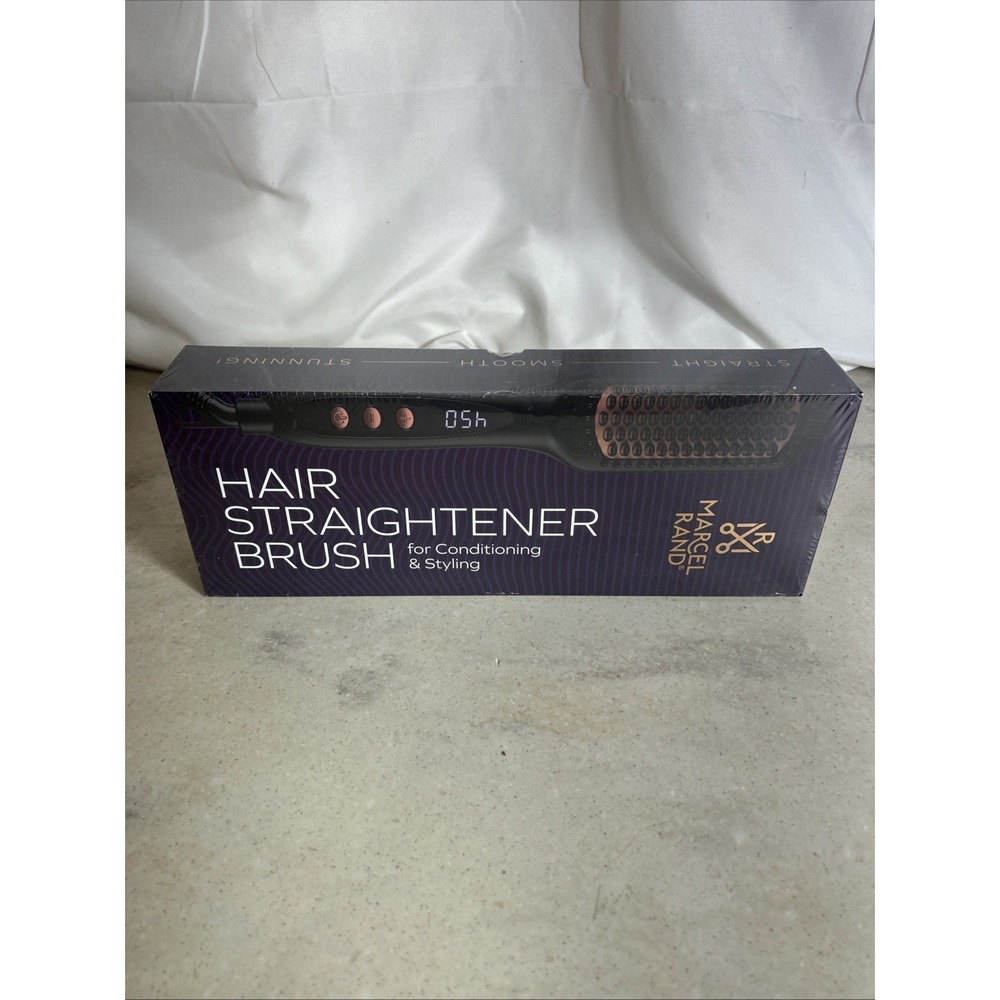 Marcel Rand Professional Dual Voltage Hair Straightener Brush, NEW